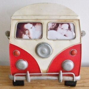Camper Van 3D Photo Frame - Red