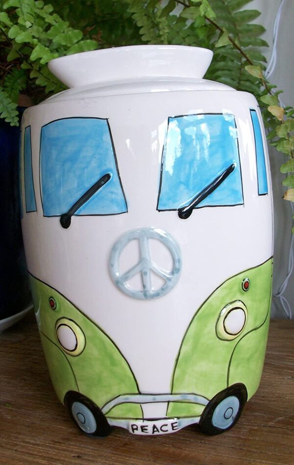 Camper Van Cookie Jar Orange - Image 4