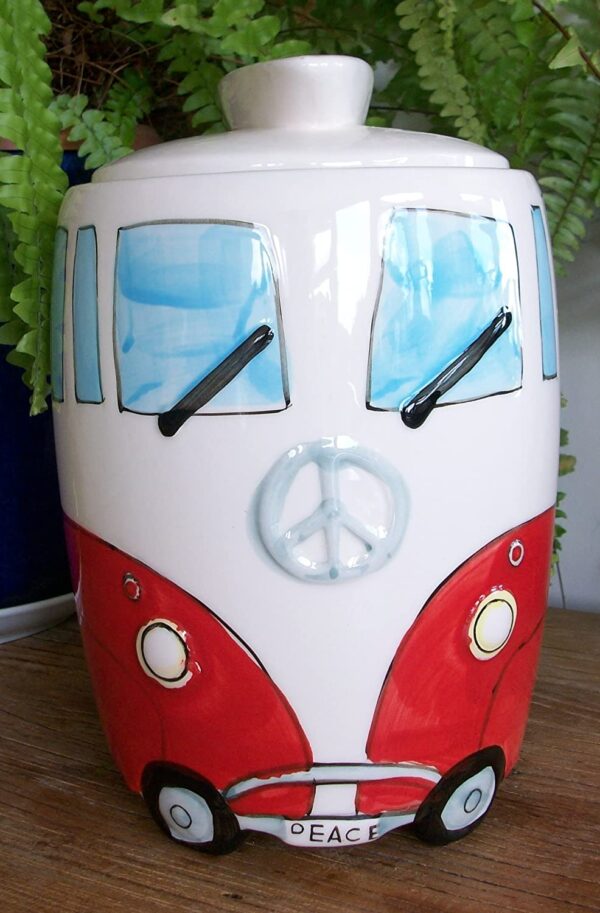 Camper Van Cookie Jar Orange - Image 6