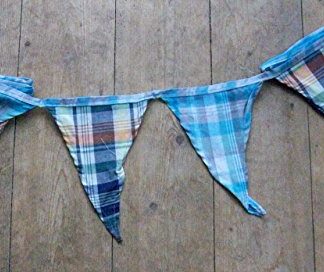 Fabric Check Bunting