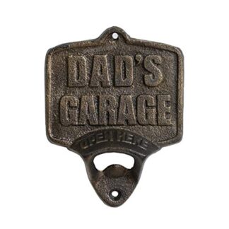 Dads Garage Cast Iron Wall Mounted Bottle Opener