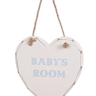 Baby's Room hanging Heart Sign - for boys
