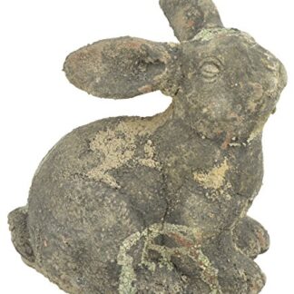 Aged Ceramic Rabbit Moss, Green