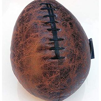 Rugby Ball Doorstop made from Faux Leather for all lovers of Rugby!