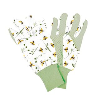 Fallen Fruits Bee Print Gardening/Potting Gloves