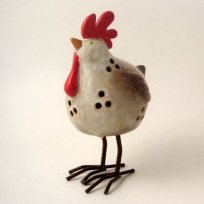 Filigree Chicken Tea Light Holder