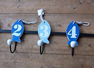 Fish Number Coatrack