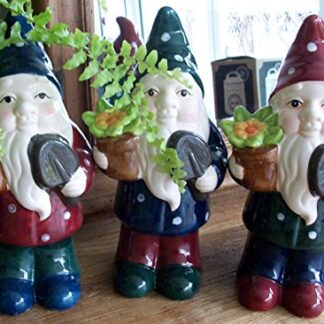 Garden Gnome Ornament in either Red, Blue or Green Hat