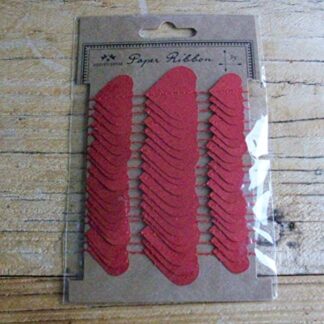 Gift Tags x 20 - with red hearts