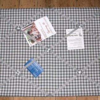 Gisela Graham Check Fabric Memo Board