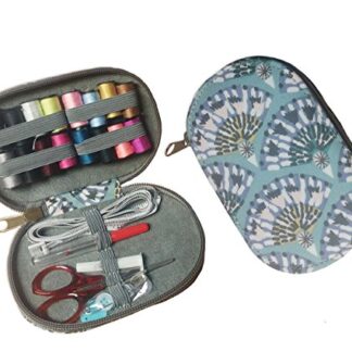 Gisela Graham Travel PVC Compact Sewing Kit Set