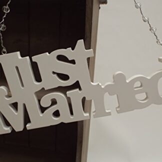 Just Married Hanging Sign