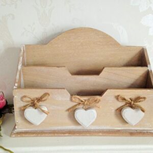 Shabby Chic Wooden Letter Rack By Gisela Graham