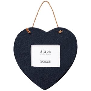 Slate heart Hanging Photoframe