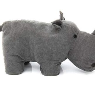 Rhinoceros Doorstop 30Cm ~ Grey Rhino Wildlife Animal Novelty Door Stop